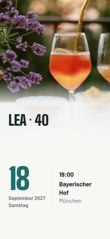 Geburtstagseinladungen – Cocktail