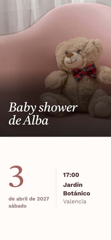 Invitaciones de baby shower – Nana