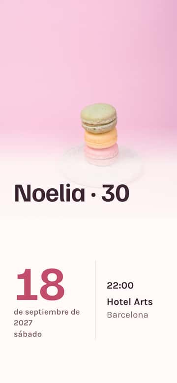 Invitaciones de cumpleaños – Sorbete