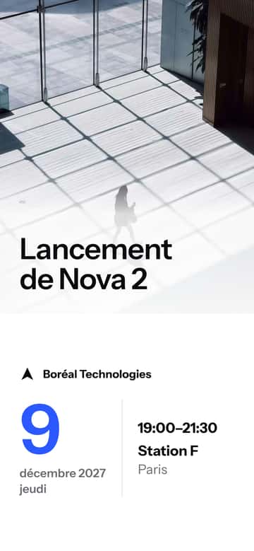 Invitations pour événements d’entreprise – Lancement
