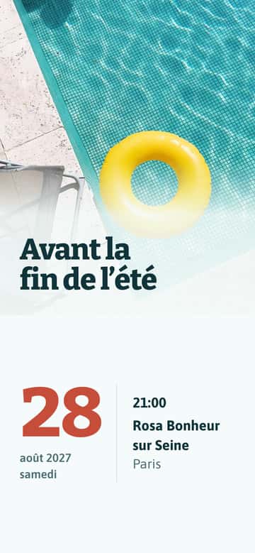 Invitations de fête – Lagon