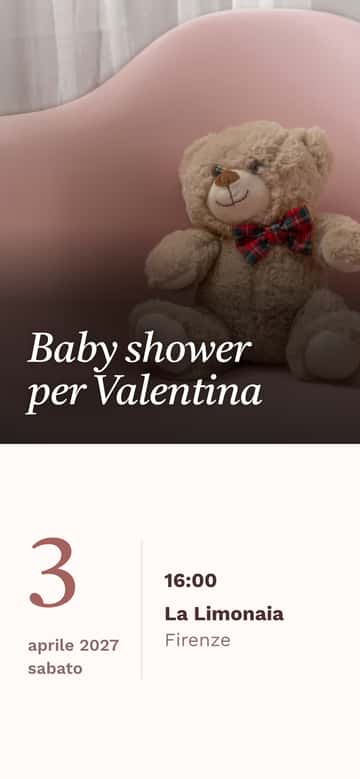Inviti per baby shower – Ninna nanna