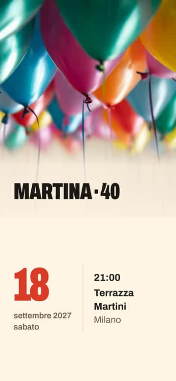 Inviti di compleanno – Locandina