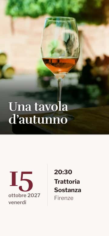 Inviti per cene – Vino