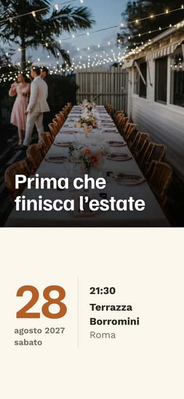 Inviti per feste – Giardino