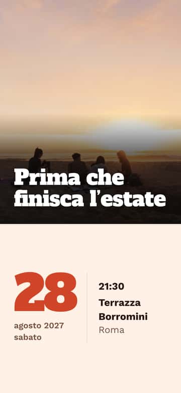 Inviti per feste – Tramonto