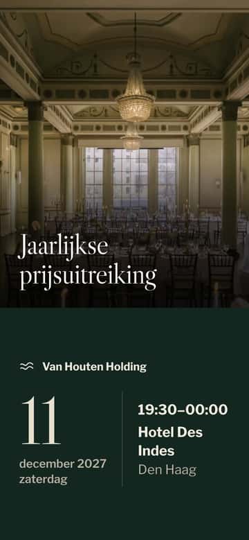 Uitnodigingen voor zakelijke evenementen – Gala