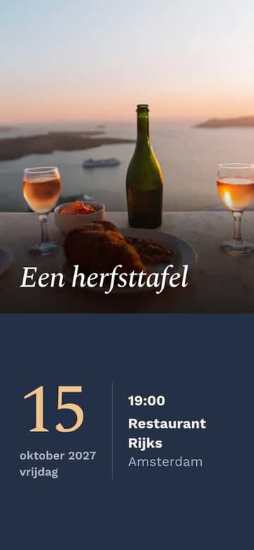 Dineruitnodigingen – Terras