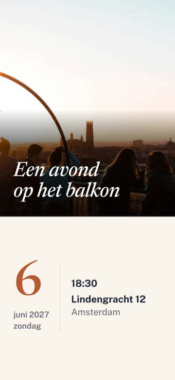 Housewarming-uitnodigingen – Balkonavond