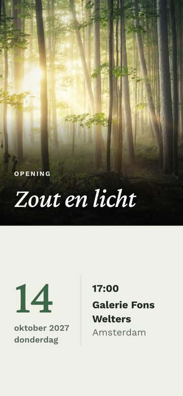 Uitnodigingen – Bos