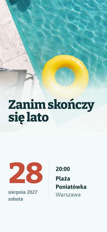 Zaproszenia na imprezę – Laguna