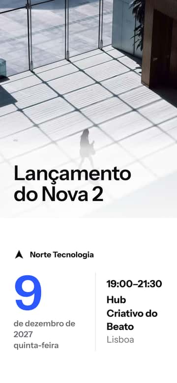 Convites para eventos corporativos – Lançamento