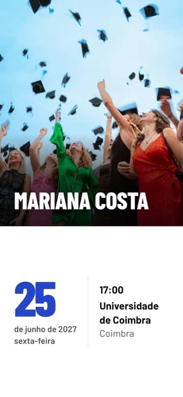 Convites de formatura – Capelo